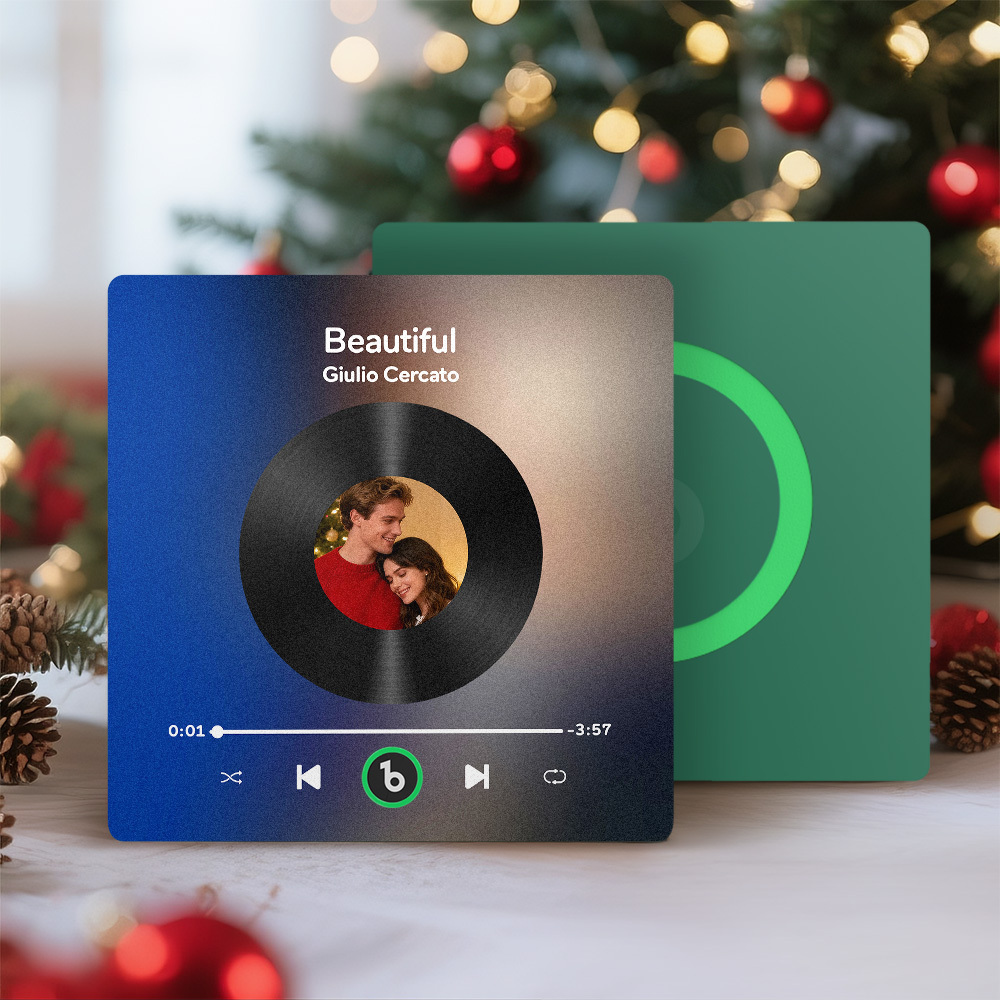 Personalisierter Musik-kühlschrankmagnet, Personalisierter Bunter Rahmen, Album-kühlschrankmagnet, Musik-wandfotoaufkleber, Song-magnete, Die Musik Spielen Können, Weihnachtsgeschenke Für Sie - Fridgebeatsde