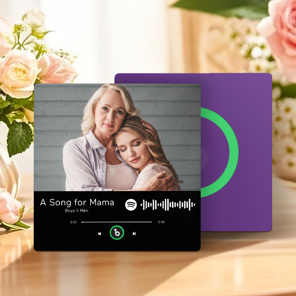 Personalisierter Musik-kühlschrankmagnet, Der Spielt, Muttertagsgeschenke Für Mama, Mehrere Farben - Fridgebeatsde