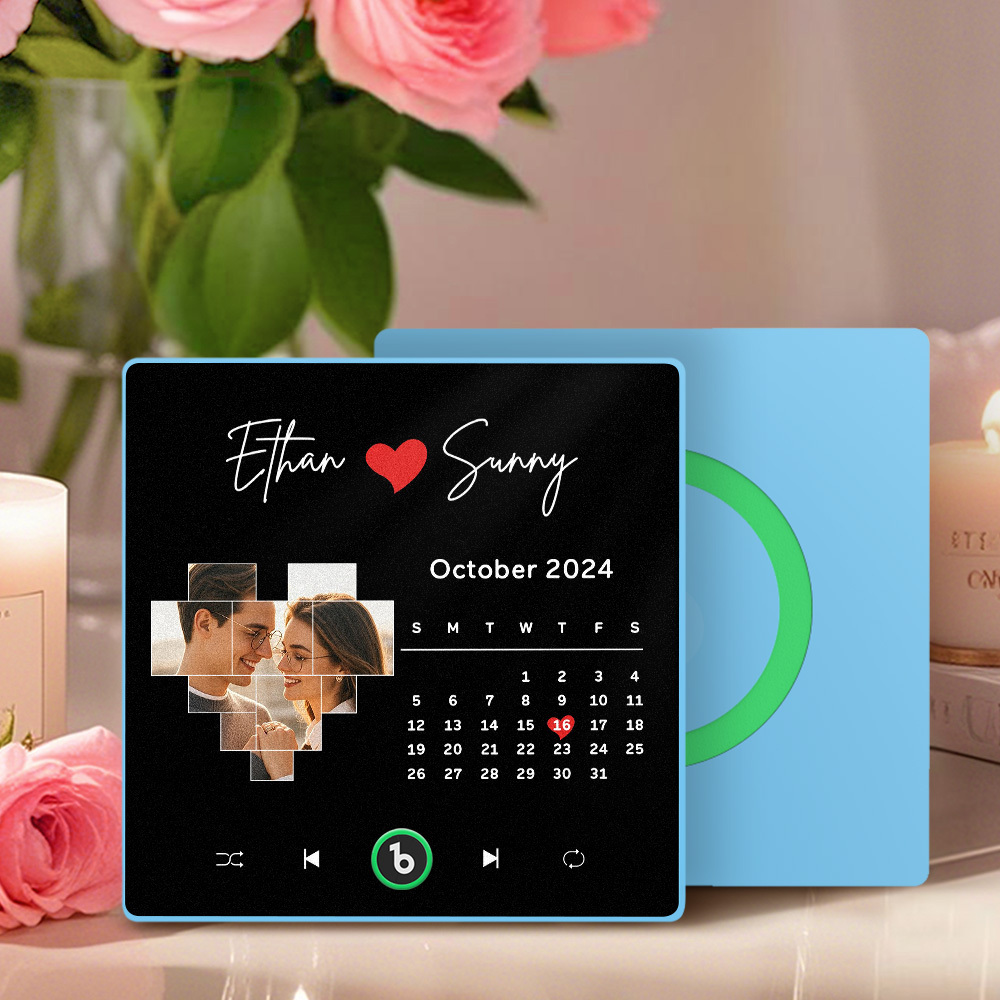 Benutzerdefinierte Musik-, Foto- Und Kalender-kühlschrankmagnete. Fridgebeats Pro Unterstützt Bluetooth-konnektivität - Fridgebeatsde