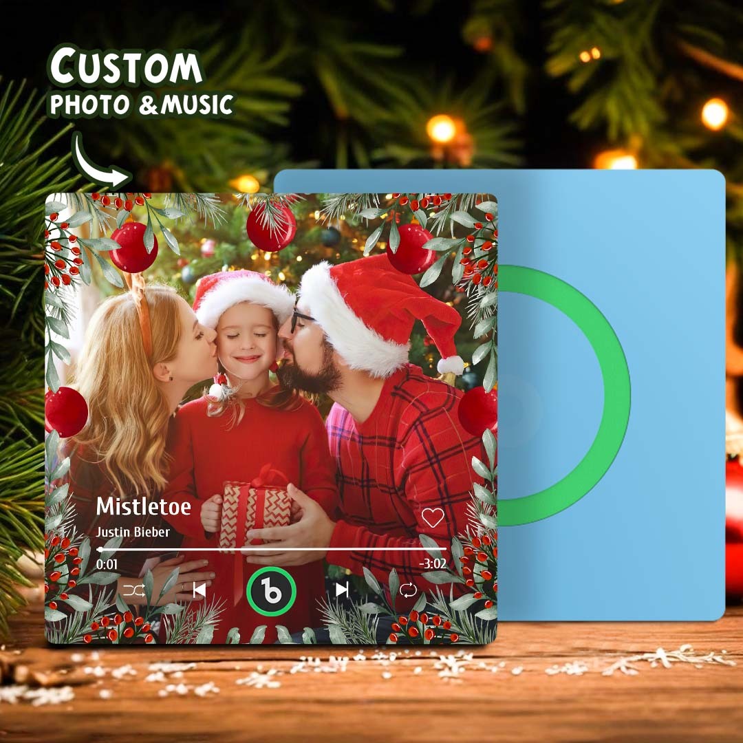 Benutzerdefinierter Musik- Und Foto-kühlschrankmagnet Fridgebeats Pro Unterstützt Bluetooth-konnektivität - Fridgebeatsde