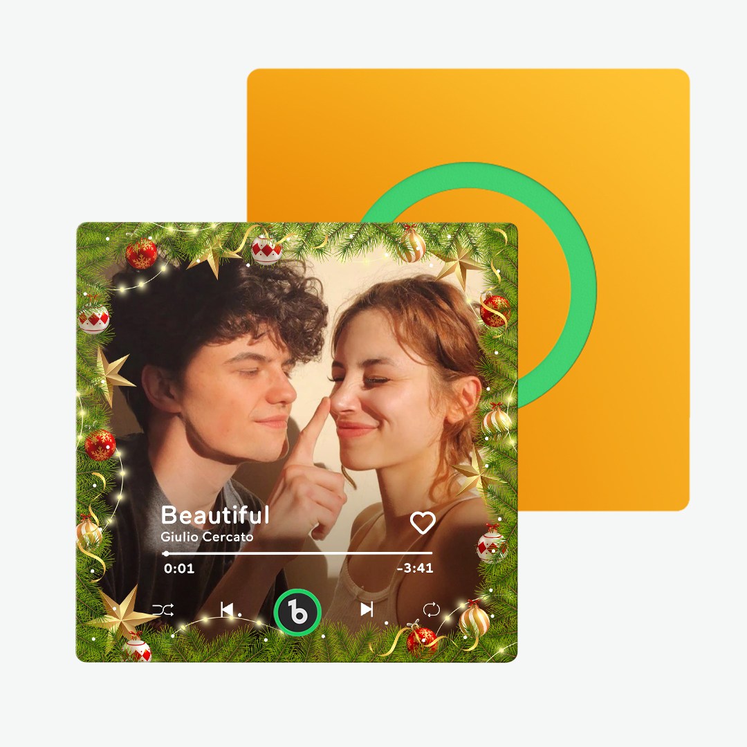 Benutzerdefinierter Musik- Und Foto-kühlschrankmagnet Fridgebeats Pro Unterstützt Bluetooth-konnektivität - Fridgebeatsde
