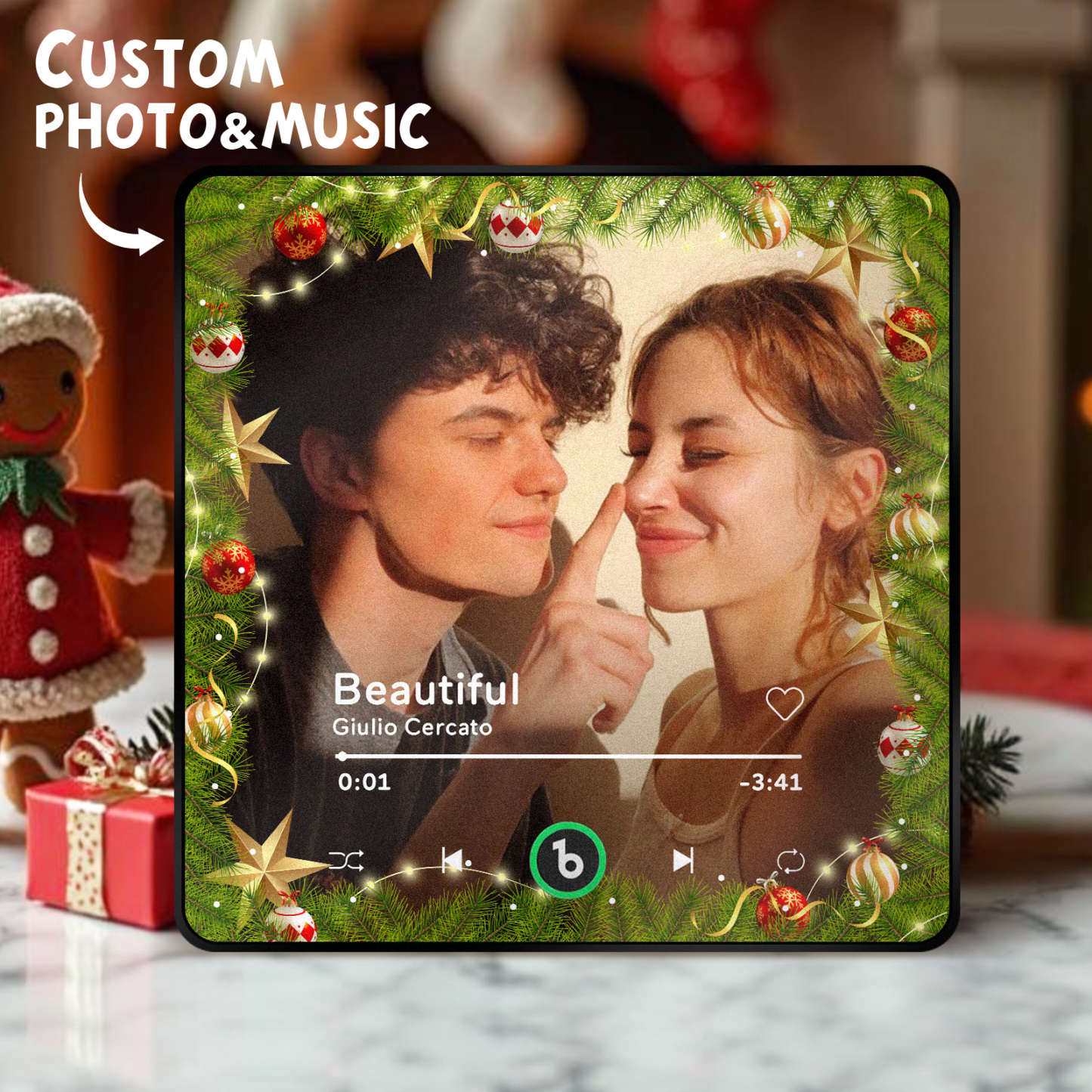 Benutzerdefinierte Musik Kühlschrankmagnet Spotify Album Kühlschrankmagnet Jahrestag Geschenke bunt Fridgebeats