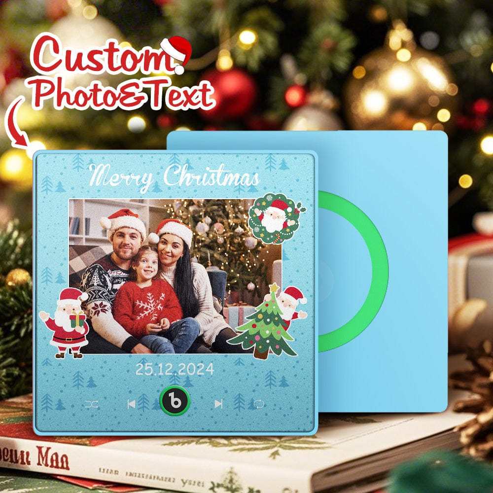 Personalisierter Musik-kühlschrankmagnet, Personalisiertes Foto, Bunter Kühlschrankmagnet, Weihnachtsgeschenk Für Die Familie - Fridgebeatsde