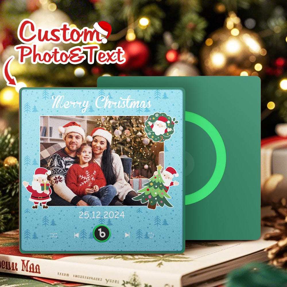 Personalisierter Musik-kühlschrankmagnet, Personalisiertes Foto, Bunter Kühlschrankmagnet, Weihnachtsgeschenk Für Die Familie - Fridgebeatsde