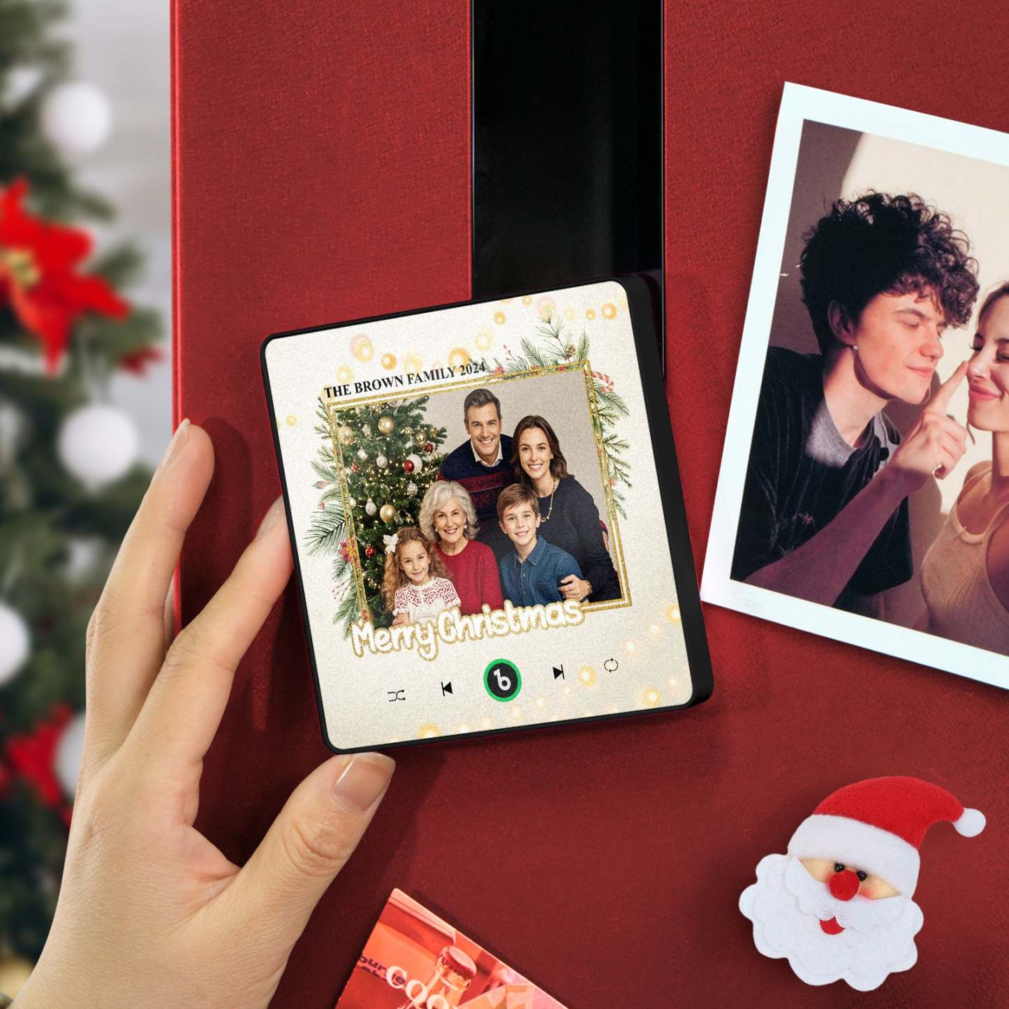 Individueller Musik-kühlschrankmagnet, Verbesserte Kühlschrankmagnete Mit Foto, Weihnachtsgeschenke, Familiengeschenke - Fridgebeatsde