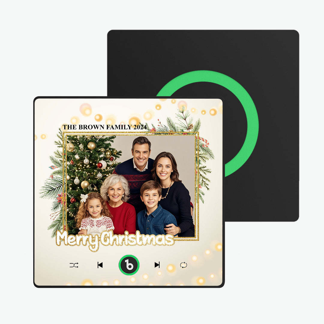 Individueller Musik-kühlschrankmagnet, Verbesserte Kühlschrankmagnete Mit Foto, Weihnachtsgeschenke, Familiengeschenke - Fridgebeatsde