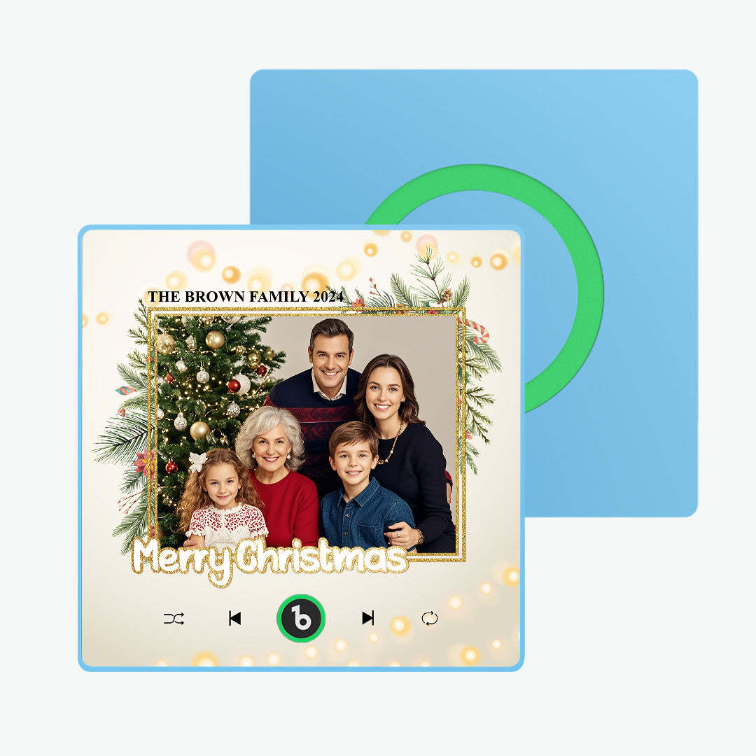 Individueller Musik-kühlschrankmagnet, Verbesserte Kühlschrankmagnete Mit Foto, Weihnachtsgeschenke, Familiengeschenke - Fridgebeatsde
