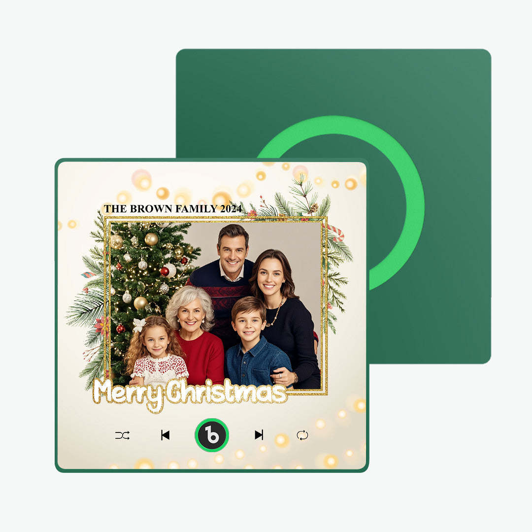 Individueller Musik-kühlschrankmagnet, Verbesserte Kühlschrankmagnete Mit Foto, Weihnachtsgeschenke, Familiengeschenke - Fridgebeatsde