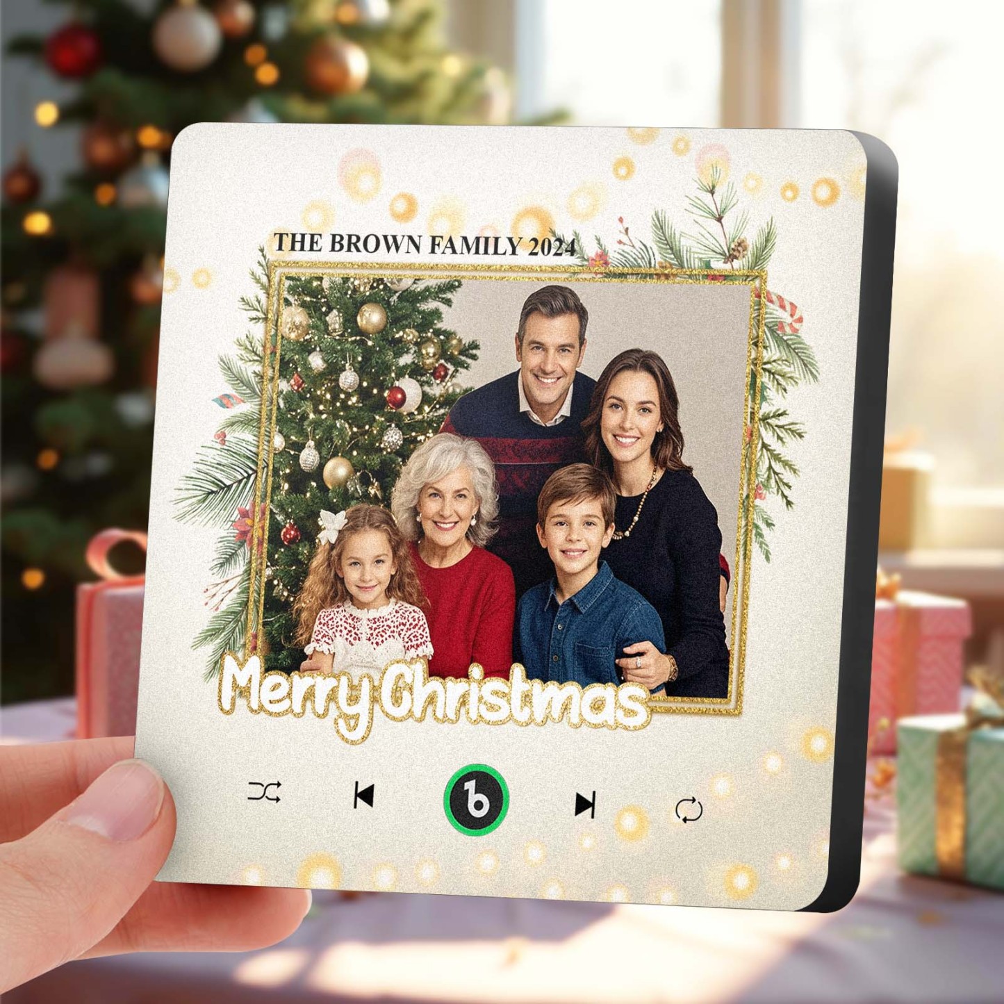 Individueller Musik-kühlschrankmagnet, Verbesserte Kühlschrankmagnete Mit Foto, Weihnachtsgeschenke, Familiengeschenke - Fridgebeatsde