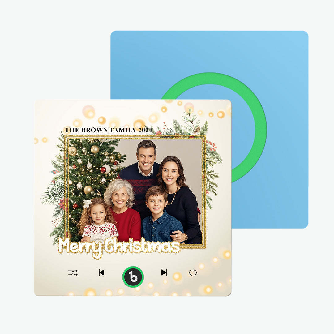 Individueller Musik-kühlschrankmagnet, Verbesserte Kühlschrankmagnete Mit Foto, Weihnachtsgeschenke, Familiengeschenke - Fridgebeatsde