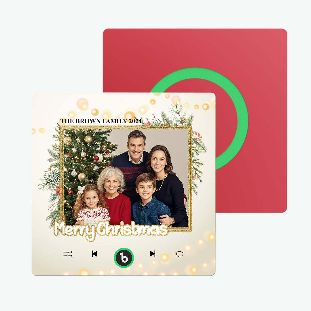Individueller Musik-kühlschrankmagnet, Verbesserte Kühlschrankmagnete Mit Foto, Weihnachtsgeschenke, Familiengeschenke - Fridgebeatsde