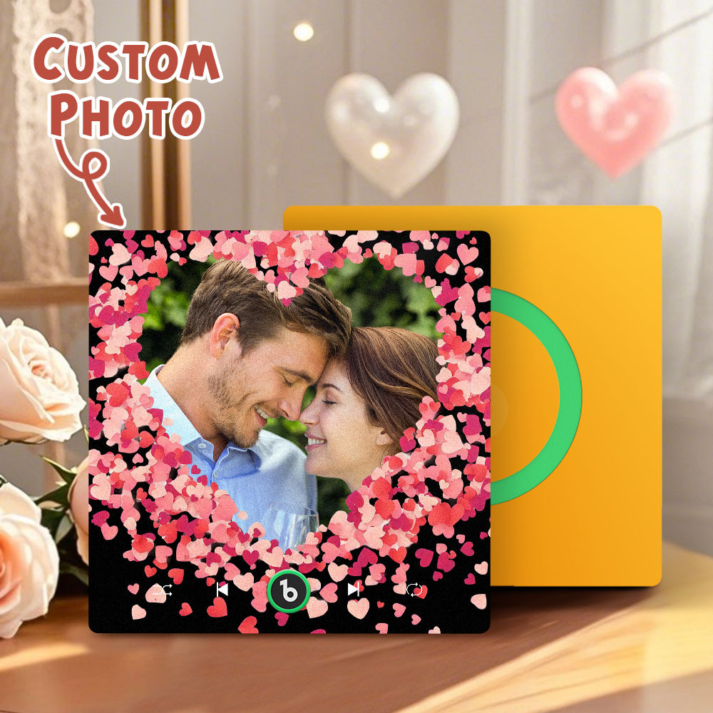 Personalisierte Liebe Herzen Musik Kühlschrank Magnet Valentinstag Geschenke Benutzerdefinierte Musik Magnete Können Spielen Songs - Fridgebeatsde