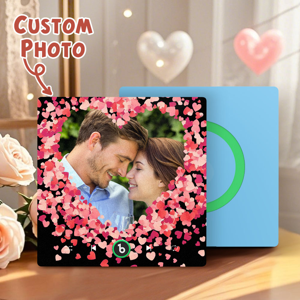 Personalisierte Liebe Herzen Musik Kühlschrank Magnet Valentinstag Geschenke Benutzerdefinierte Musik Magnete Können Spielen Songs - Fridgebeatsde