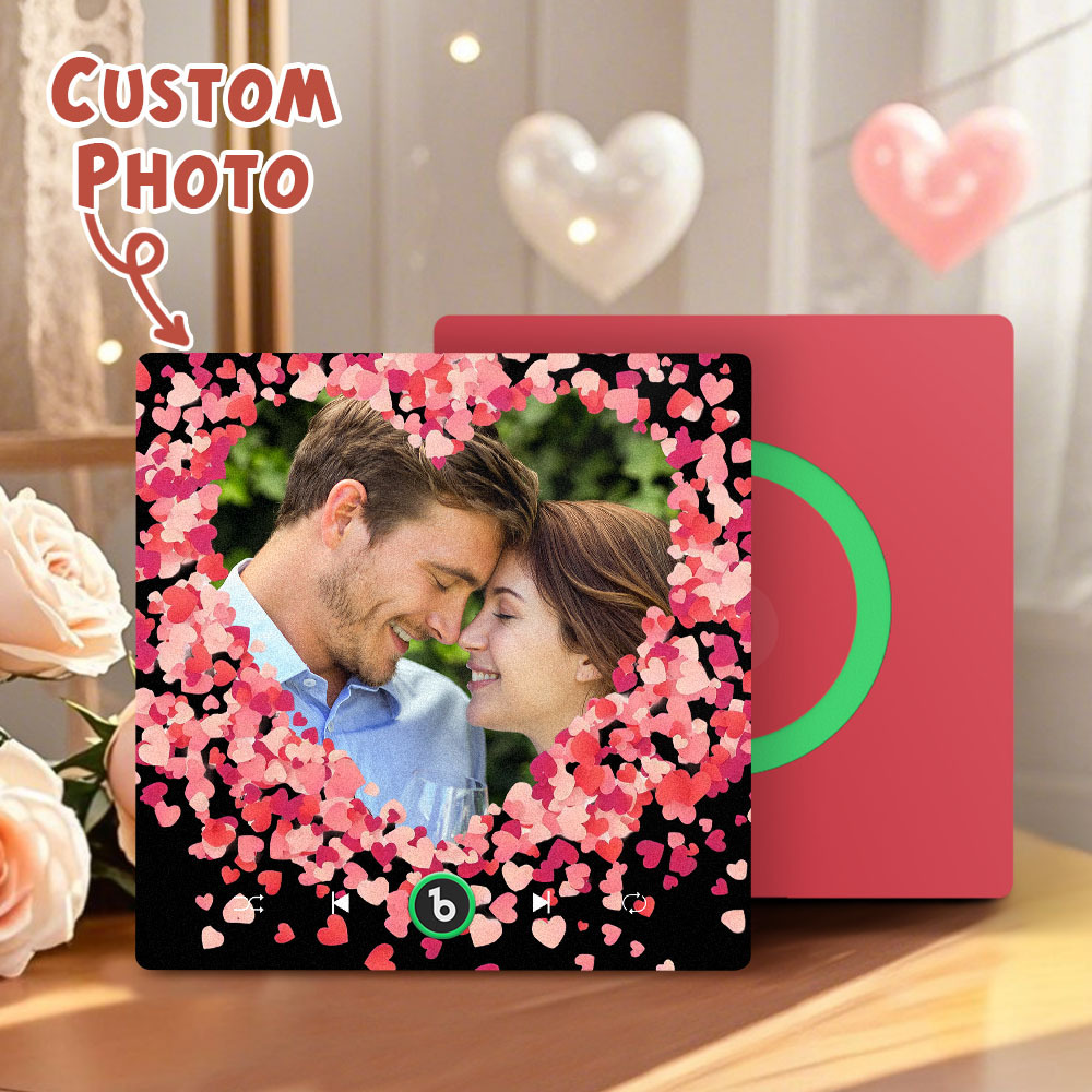 Personalisierte Liebe Herzen Musik Kühlschrank Magnet Valentinstag Geschenke Benutzerdefinierte Musik Magnete Können Spielen Songs - Fridgebeatsde