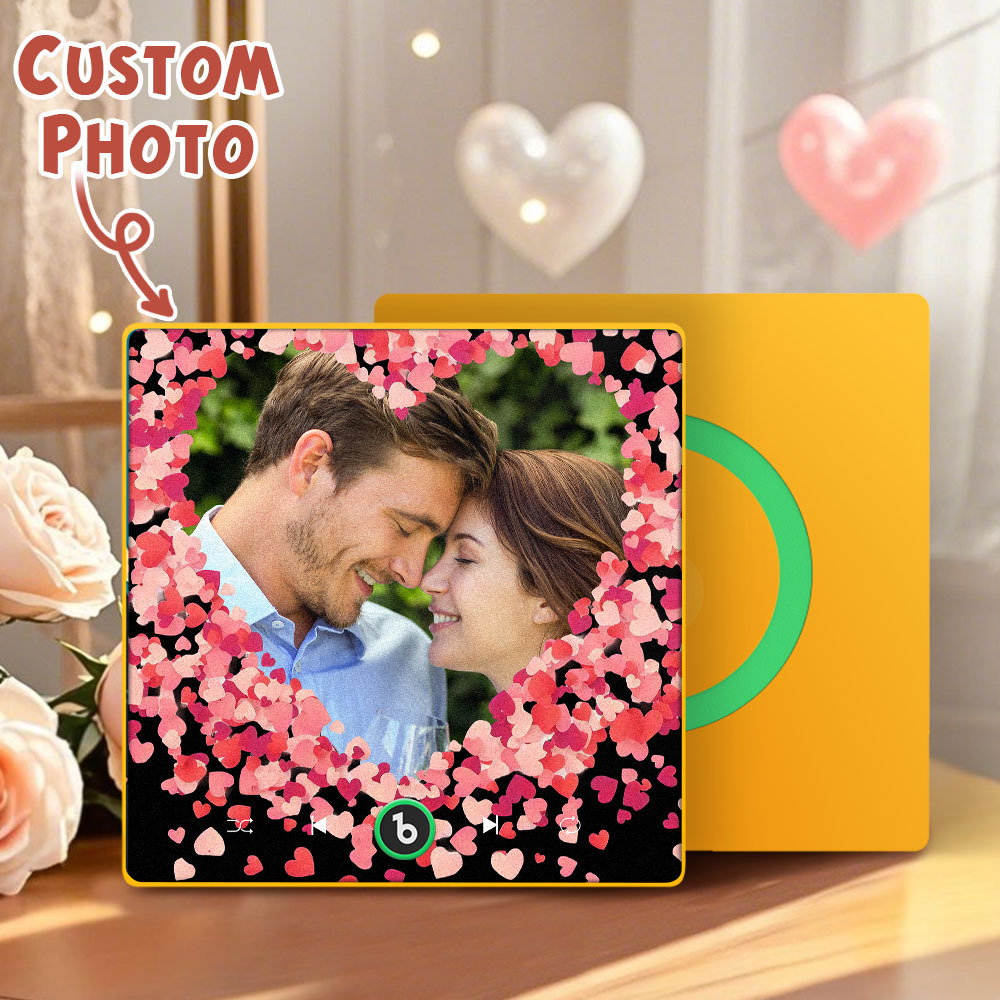 Personalisierte Liebe Herzen Musik Kühlschrank Magnet Valentinstag Geschenke Benutzerdefinierte Musik Magnete Können Spielen Songs - Fridgebeatsde