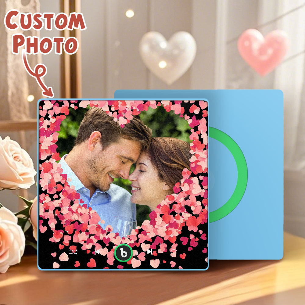 Personalisierte Liebe Herzen Musik Kühlschrank Magnet Valentinstag Geschenke Benutzerdefinierte Musik Magnete Können Spielen Songs - Fridgebeatsde