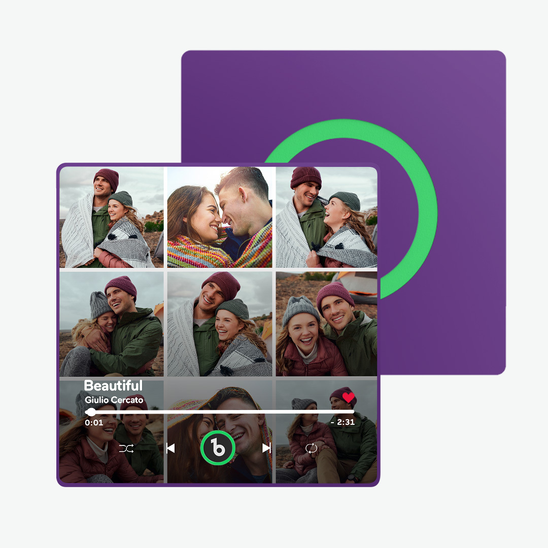 Benutzerdefinierte Musik Und 9 Fotos Kühlschrankmagnet Fridgebeats Pro Unterstützt Bluetooth-konnektivität Valentinstagsgeschenk - Fridgebeatsde