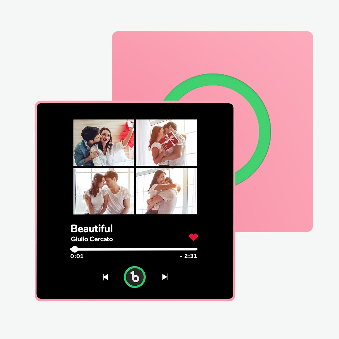 Benutzerdefinierter Musik- Und Foto-kühlschrankmagnet Unterstützt Bluetooth-konnektivität