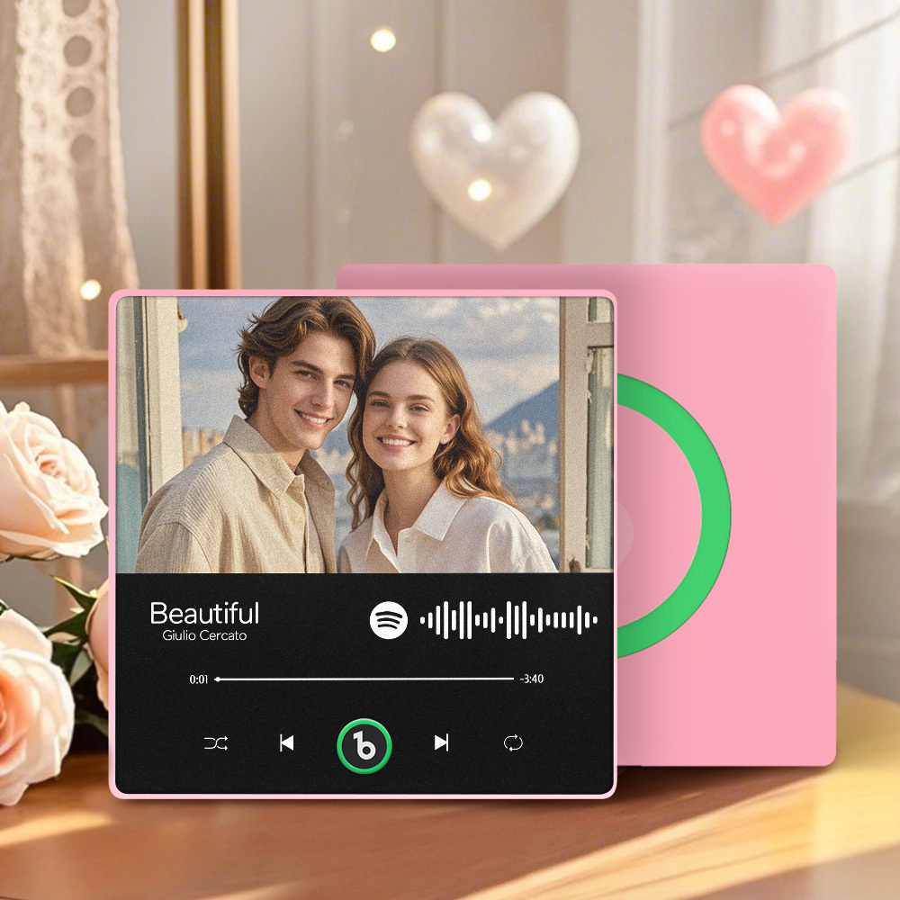 Benutzerdefinierte Musik-kühlschrankmagnete, Personalisierte Liedmagnete, Die Musik Spielen, Valentinstagsgeschenke - Fridgebeatsde