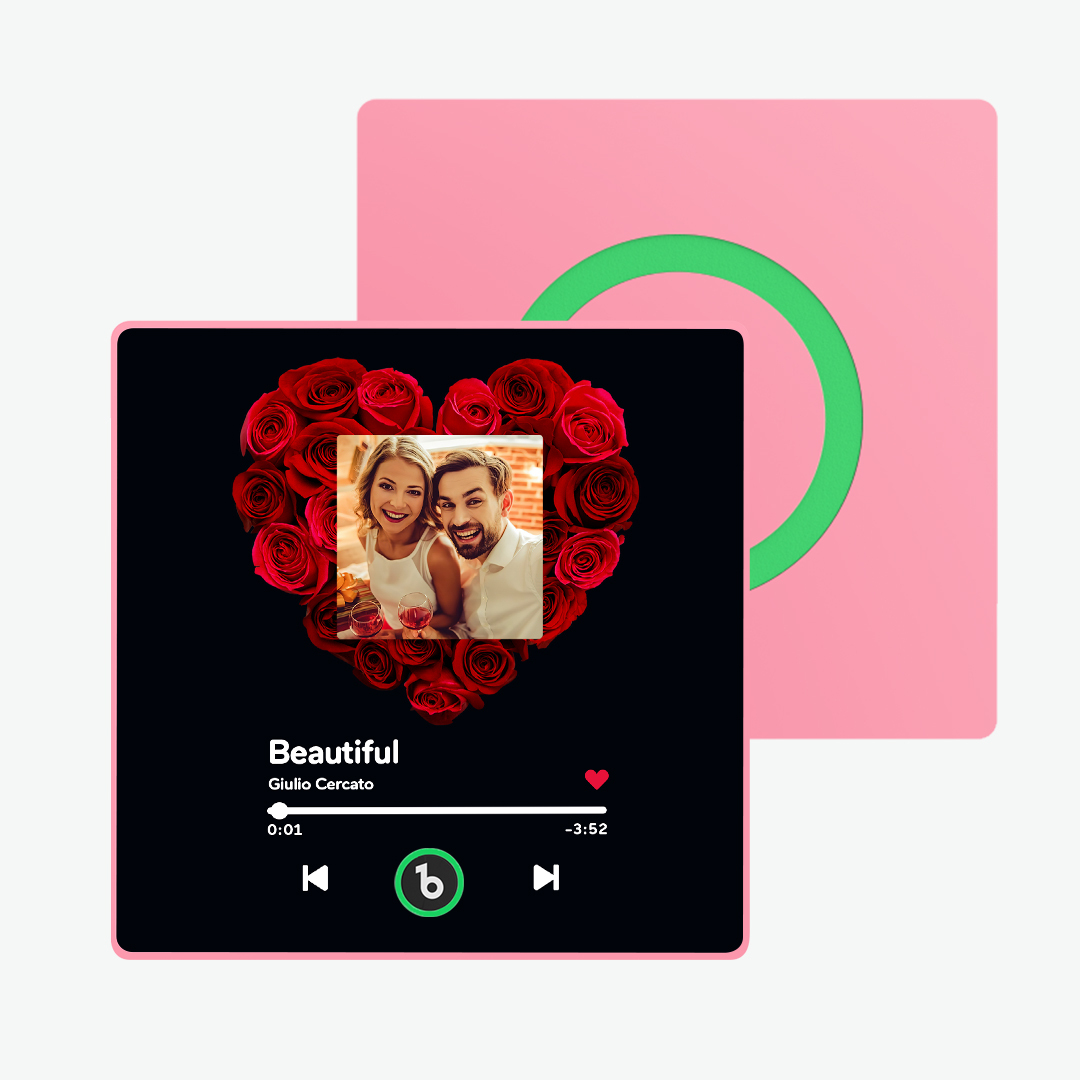 Benutzerdefinierter Musik- Und Foto-kühlschrankmagnet Unterstützt Bluetooth-konnektivität