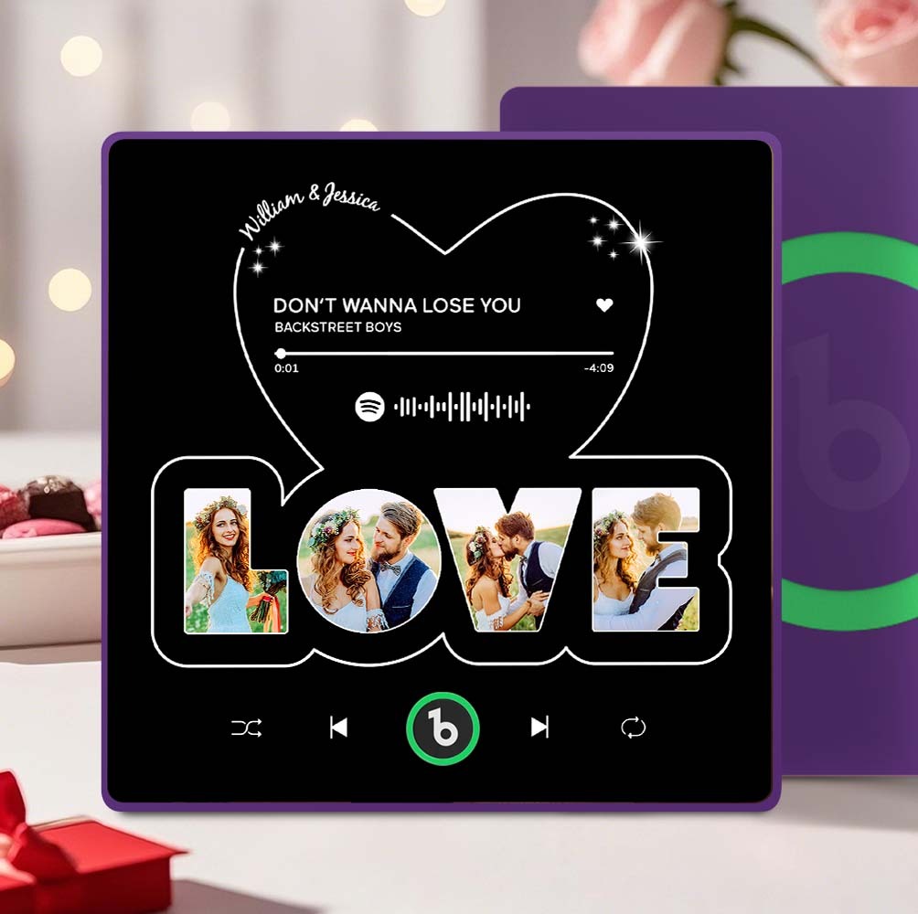 Individuelle Foto- Und Musik-kühlschrankmagnete, Personalisierte Liebes-kühlschrankmagnete, Das Perfekte Geschenk Zum Valentinstag für Ehepaar