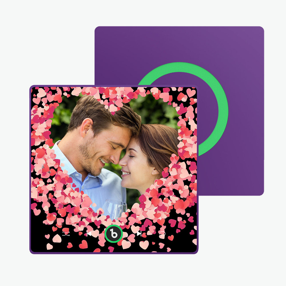 Personalisierte Liebe Herzen Musik Kühlschrank Magnet Valentinstag Geschenke Benutzerdefinierte Musik Magnete Können Spielen Songs - Fridgebeatsde