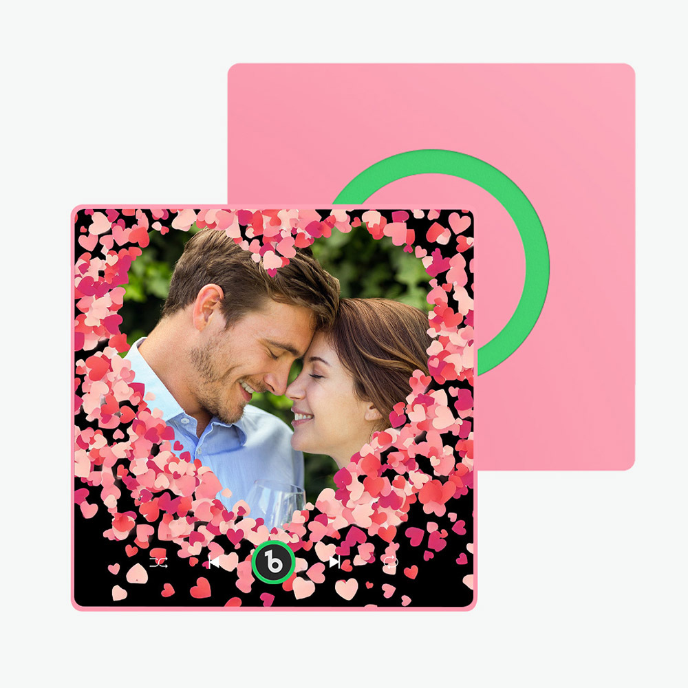 Personalisierte Liebe Herzen Musik Kühlschrank Magnet Valentinstag Geschenke Benutzerdefinierte Musik Magnete Können Spielen Songs - Fridgebeatsde