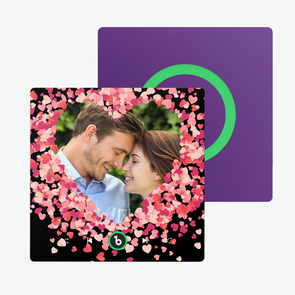 Personalisierte Liebe Herzen Musik Kühlschrank Magnet Valentinstag Geschenke Benutzerdefinierte Musik Magnete Können Spielen Songs - Fridgebeatsde