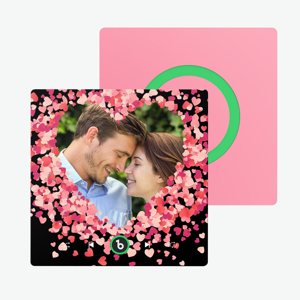 Personalisierte Liebe Herzen Musik Kühlschrank Magnet Valentinstag Geschenke Benutzerdefinierte Musik Magnete Können Spielen Songs - Fridgebeatsde