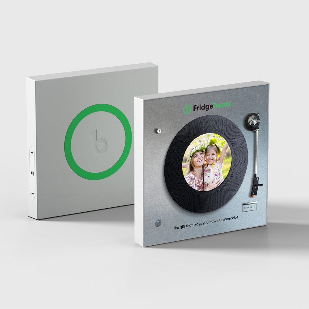 Neuer Musikalischer Kühlschrankmagnet Mit 5.0-upgrade, Kühlschrank-beats Können 1–6 Vinyls Und Lieder Als Geschenke Für Papa Anpassen - Fridgebeatsde