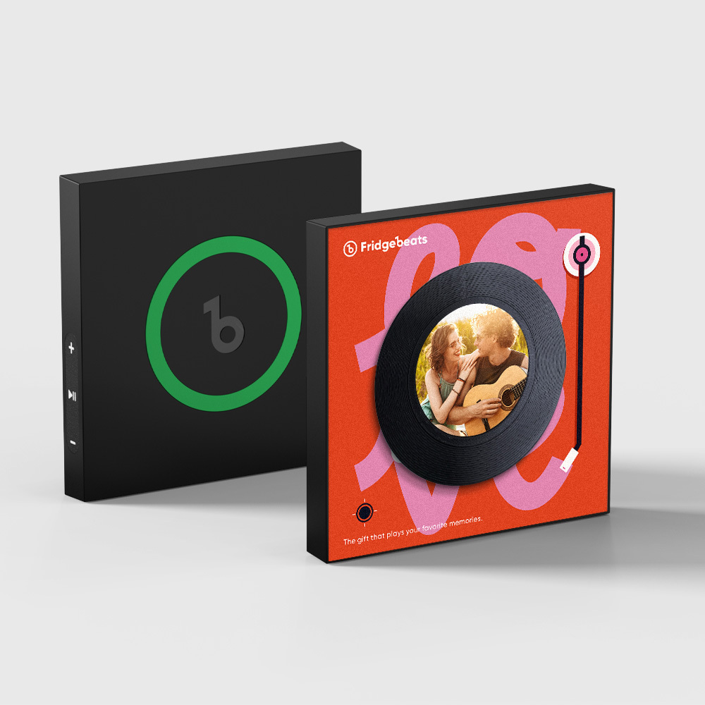 Benutzerdefinierter Kühlschrankmagnet Mit Musik Und Foto Unterstützt D