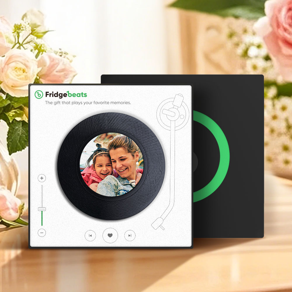 Benutzerdefinierte Musik Kühlschrank Magnet Können Anpassen 1-6 Vinyl Und Songs Geschenke Für Mama - Fridgebeatsde
