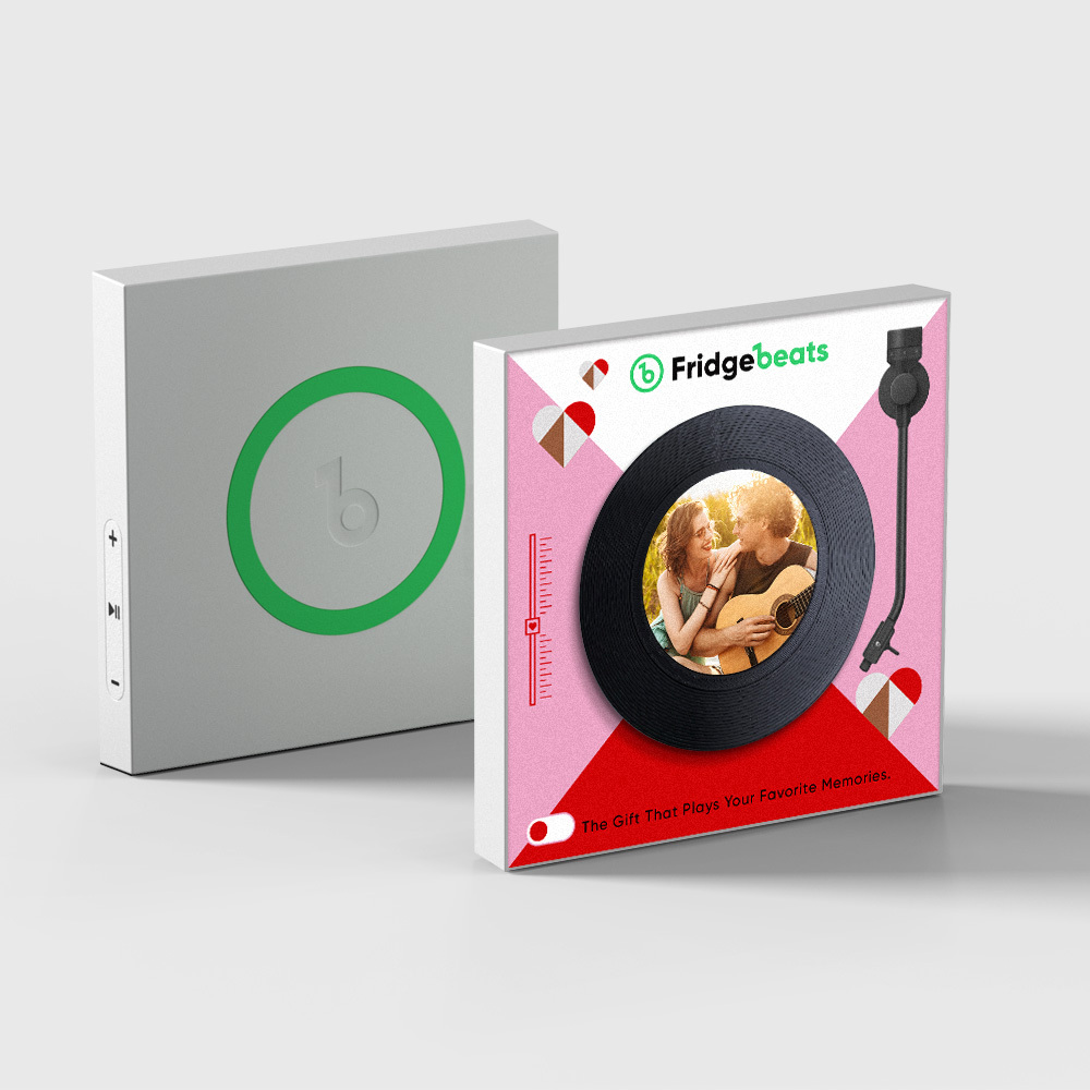 Benutzerdefinierter Musik- Und Foto-kühlschrankmagnet Unterstützt Die 