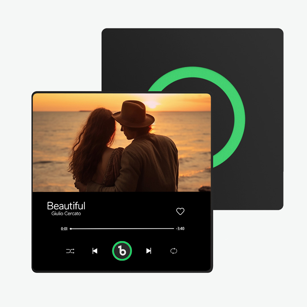 Personalisierter Musik- Und Foto-kühlschrankmagnet Fridgebeats Pro Unterstützt Bluetooth-konnektivität, Jubiläumsgeschenk Für Paare - Fridgebeatsde