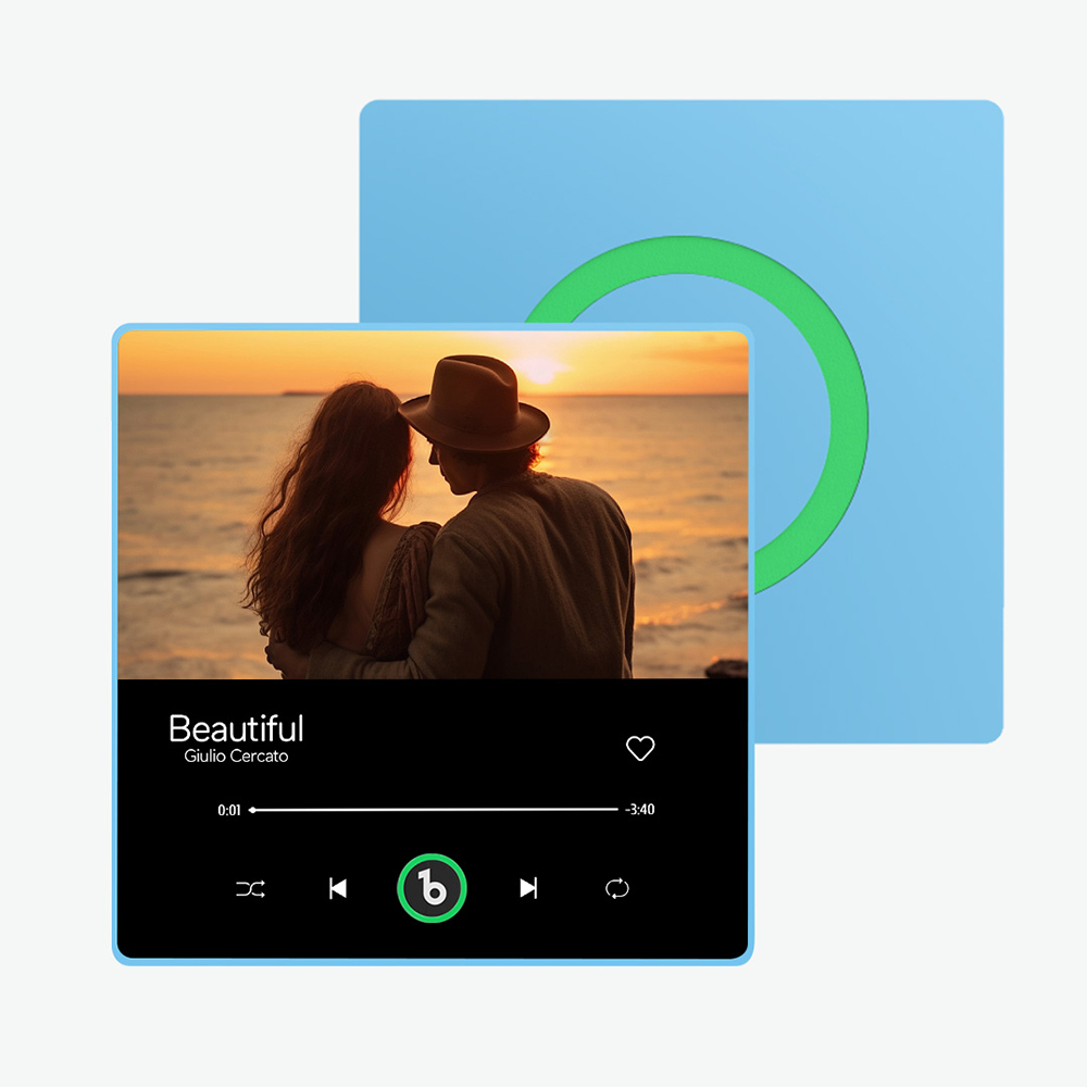 Personalisierter Musik- Und Foto-kühlschrankmagnet Fridgebeats Pro Unterstützt Bluetooth-konnektivität, Jubiläumsgeschenk Für Paare - Fridgebeatsde