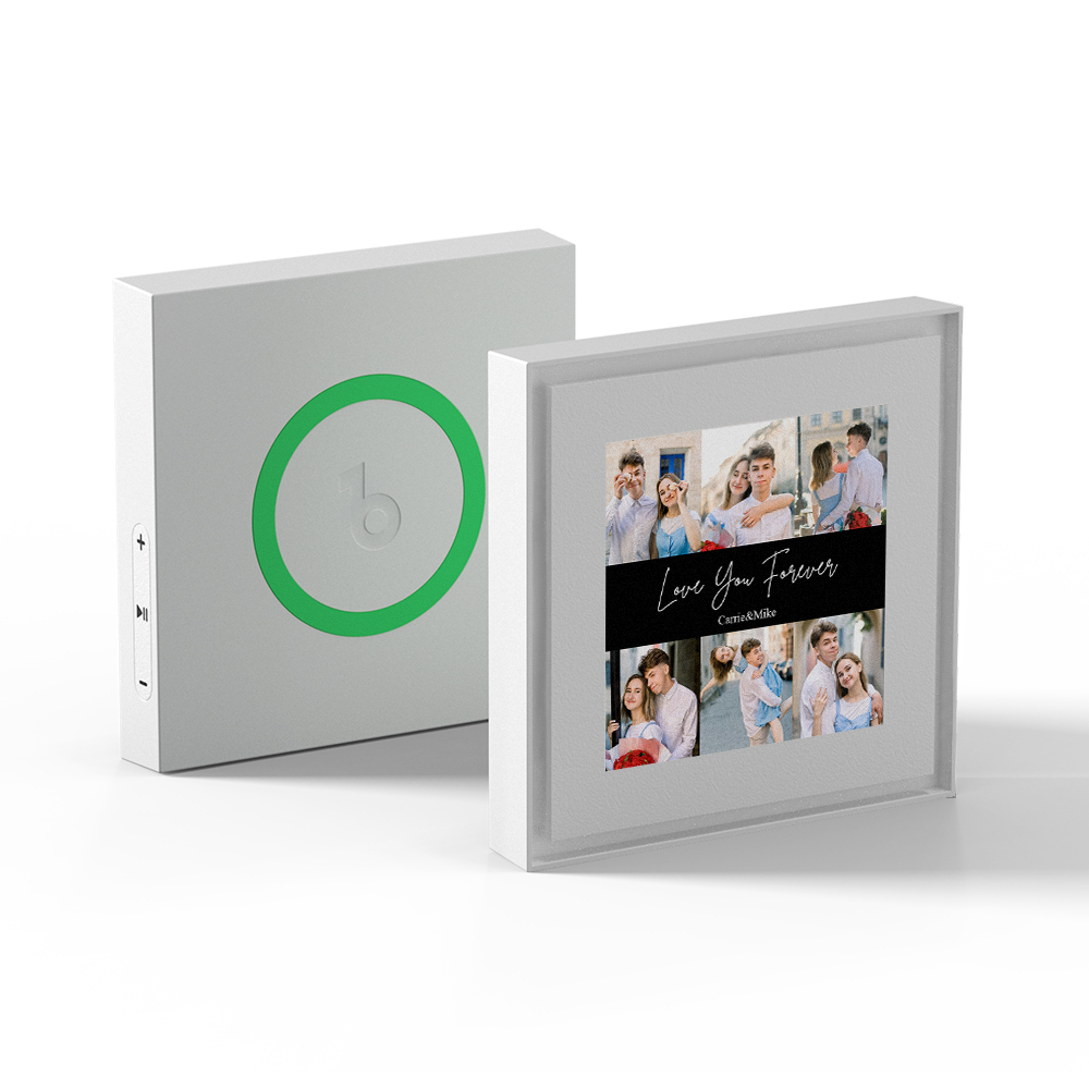 Mit Dem Individuellen Musik- Und Foto-kühlschrankmagnet Können 1–6 Rahmenbilder Und Lieder Individuell Gestaltet Werden - Fridgebeatsde
