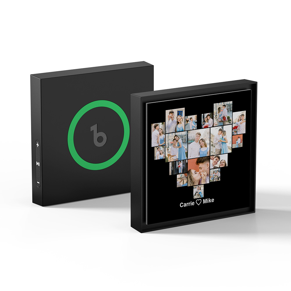 Benutzerdefinierte Musik & Foto Kühlschrank Magnet Können Anpassen 1-6 Rahmen Kunst Und Songs - Fridgebeatsde