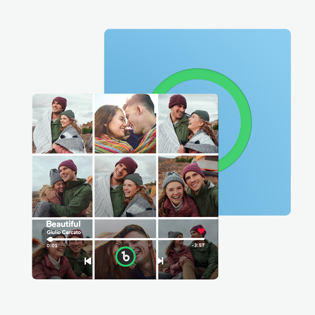 Benutzerdefinierter Musik- Und Foto-kühlschrankmagnet Unterstützt Bluetooth-konnektivität - Fridgebeatsde