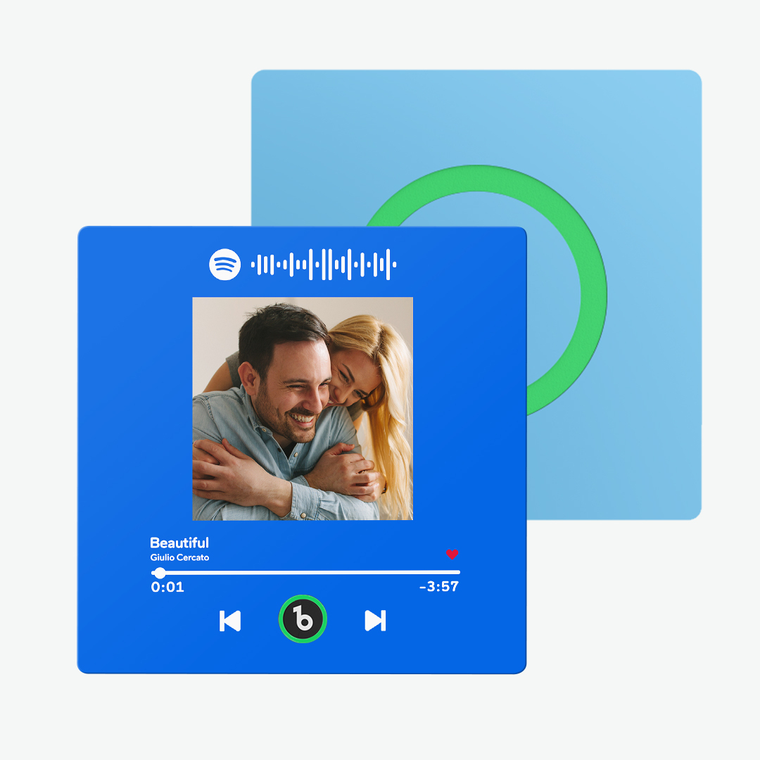 Benutzerdefinierter Spotify-kühlschrankmagnet Für Musik Und Fotos Unterstützt Bluetooth-konnektivität - Fridgebeatsde