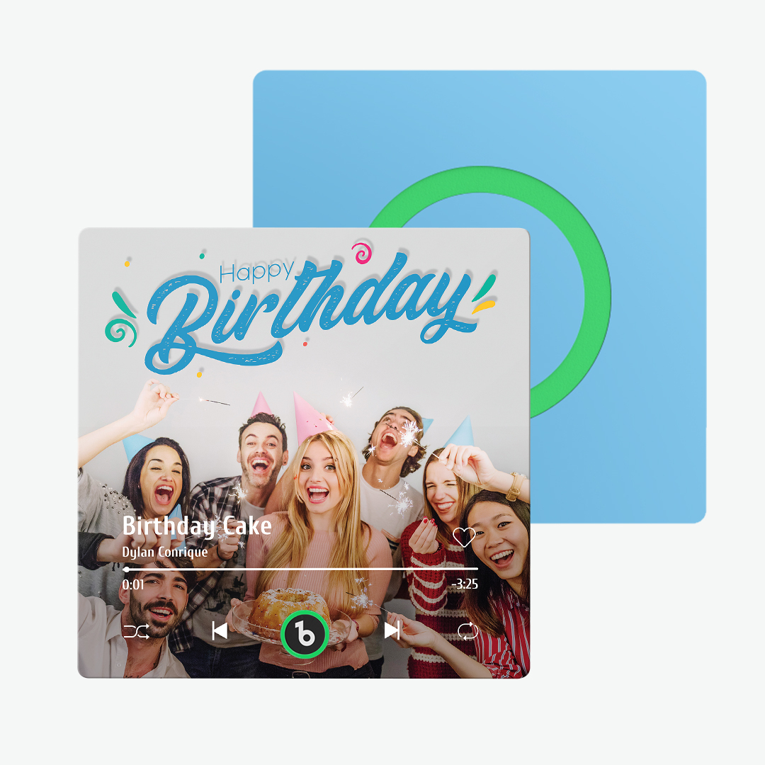 Benutzerdefinierter Musik- Und Foto-kühlschrankmagnet Fridgebeats Pro Unterstützt Bluetooth-konnektivität - Fridgebeatsde