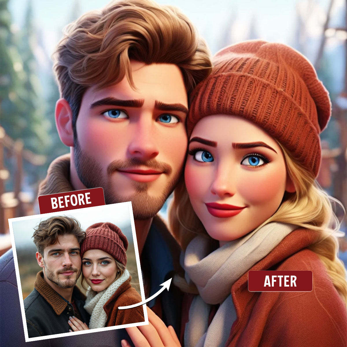 Personalisierter Musikmagnet Für Den Kühlschrank, Personalisiertes Foto, Cartoon-stil, Song-kühlschrankmagnet, Der Lieder Abspielen Kann, Geschenk Für Mama - Fridgebeatsde