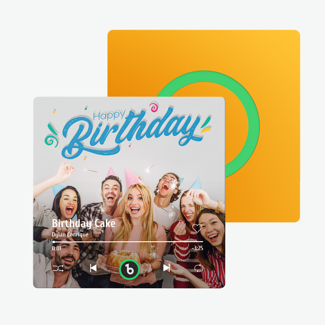 Benutzerdefinierter Musik- Und Foto-kühlschrankmagnet Fridgebeats Pro Unterstützt Bluetooth-konnektivität - Fridgebeatsde