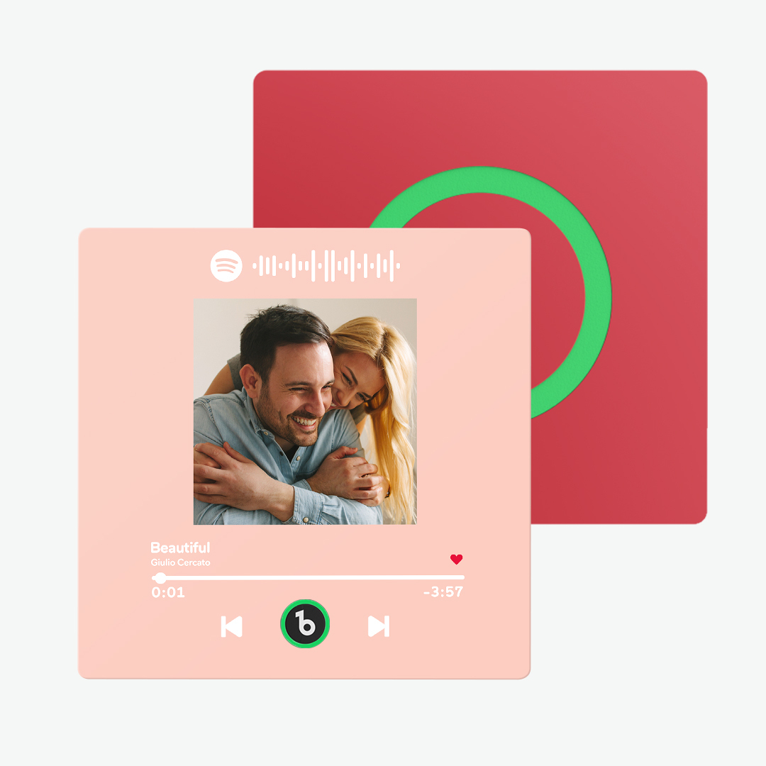 Benutzerdefinierter Spotify-kühlschrankmagnet Für Musik Und Fotos Unterstützt Bluetooth-konnektivität - Fridgebeatsde