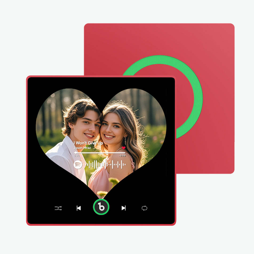 Personalisierter Musik-kühlschrankmagnet, Verbesserte Herzförmige Kühlschrankmagnete, Geschenke Für Paare - Fridgebeatsde