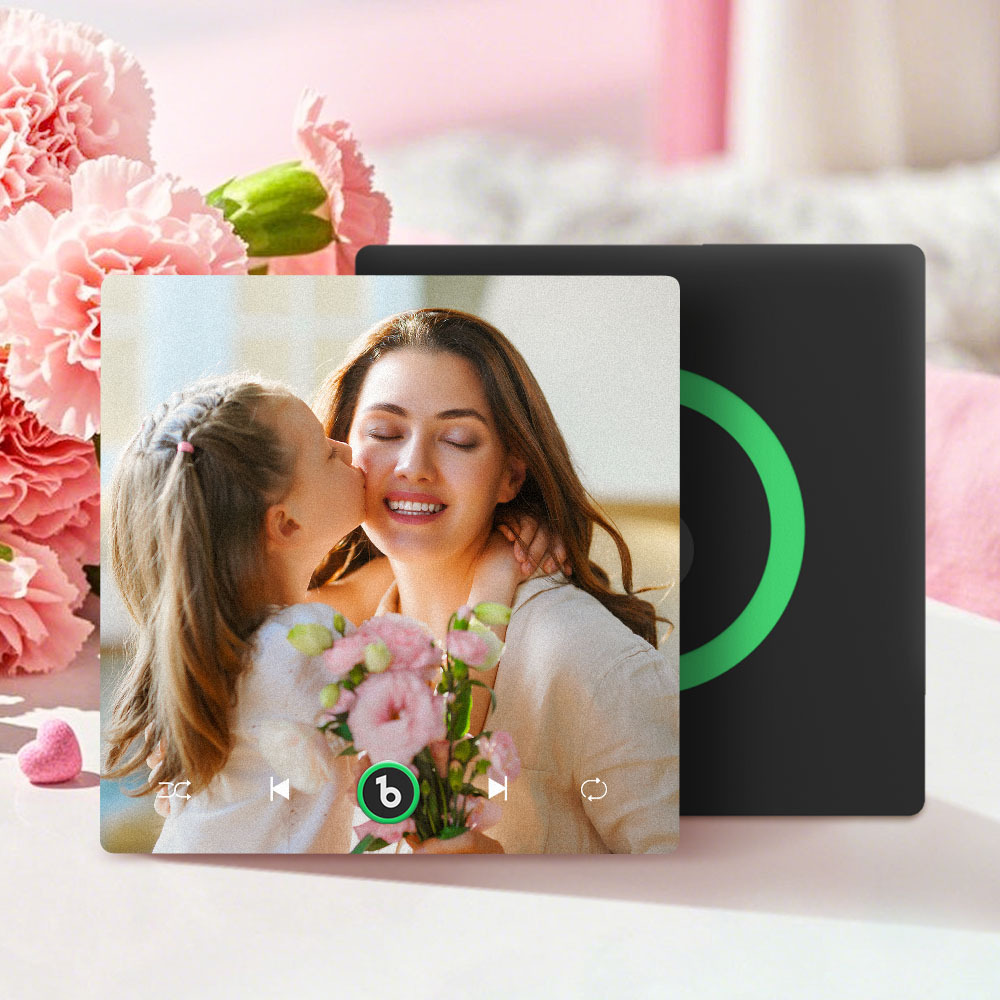 Personalisierter Kühlschrankmagnet Mit Musik Und Foto, Bluetooth-fähig, Geschenkidee Für Paare, Singender Kühlschrankmagnet, Muttertagsgeschenk - Fridgebeatsde