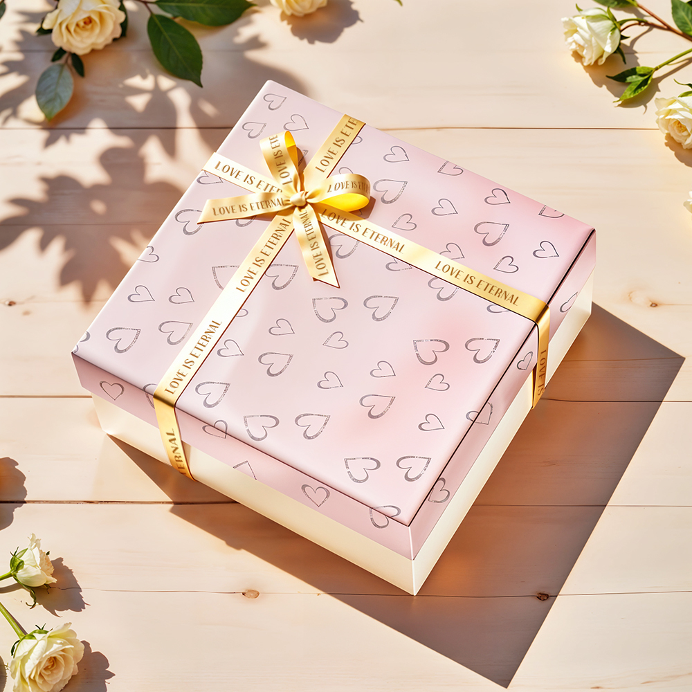 5,9 * 5,9 * 2,7 Zoll Rosa Geschenkbox - Fridgebeatsde
