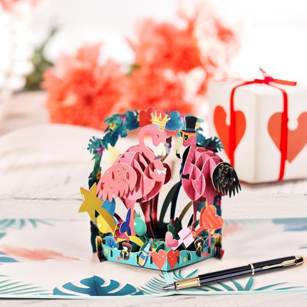 Pop-up-valentinskarten, Valentinstags-geschenkkarte Für Paare, Rosenherz - Fridgebeatsde