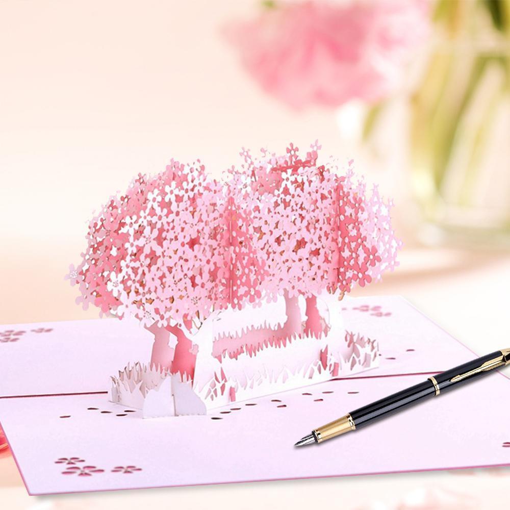 Pop-up-valentinskarten, Valentinstags-geschenkkarte Für Paare, Rosenherz - Fridgebeatsde
