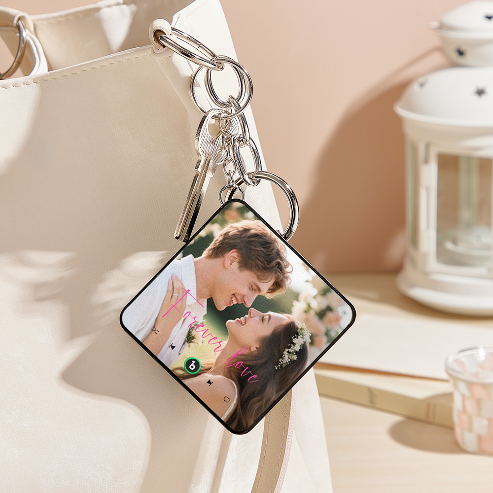 Benutzerdefinierte Musik Mini Kühlschrankmagnet Schlüsselanhänger Geschenke Für Sie Personalisierte Fotogeschenke Für Paare Einzigartiges Geschenk Zum Jahrestag - Fridgebeatsde