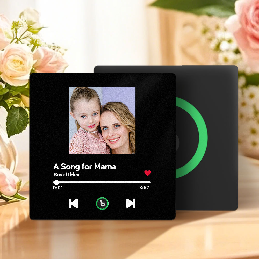 Custom Music And Photo Music Fridge Magnets Mother's Day Gifts Frameless Fridgebeats